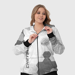 Женский 3D-костюм Chrysler - white gradient вертикально, цвет: 3D-черный — фото 2