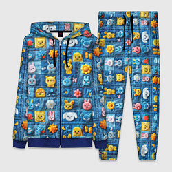 Женский костюм Пэчворк с зайчиками