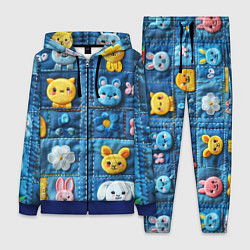 Женский костюм Зайчата на пэчворк