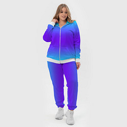 Женский 3D-костюм Неоновый градиент текстура, цвет: 3D-белый — фото 2