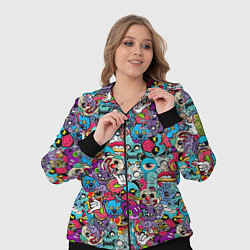 Женский 3D-костюм Скелеты и монстры, цвет: 3D-черный — фото 2