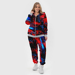 Женский 3D-костюм Космические краски шторм, цвет: 3D-меланж — фото 2