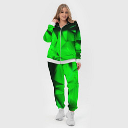 Женский 3D-костюм Кислотная абстракция кубы, цвет: 3D-белый — фото 2