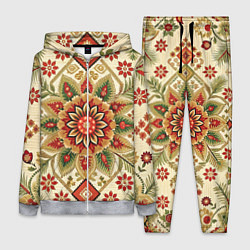 Женский костюм Стиль советского ковра узоры и орнамент