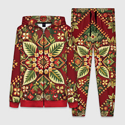 Женский костюм Стиль советского ковра узоры и орнамент