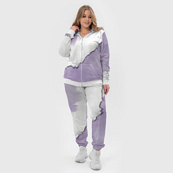 Женский 3D-костюм Штукатурка и лавандовая краска, цвет: 3D-белый — фото 2