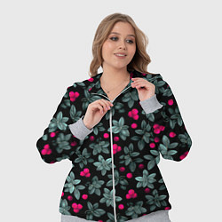 Женский 3D-костюм Клюквенный паттерн, цвет: 3D-меланж — фото 2