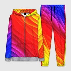 Женский костюм Абстрактные волны текстура