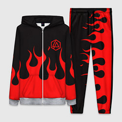 Женский костюм Linkin park logo fire