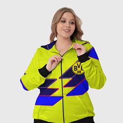 Женский 3D-костюм Боруссиа текстура спорт, цвет: 3D-черный — фото 2