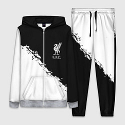 Женский костюм Liverpool fc белые краски