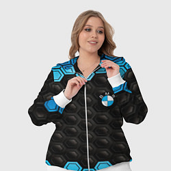 Женский 3D-костюм BMW carbon auto, цвет: 3D-белый — фото 2