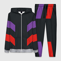 Женский 3D-костюм Ретро текстура 90-х спортивная, цвет: 3D-меланж