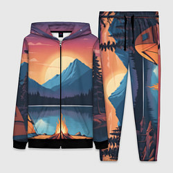 Женский костюм В лесу с палаткой