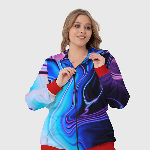 Женский костюм Abrupt neon colors / 3D-Красный – фото 3