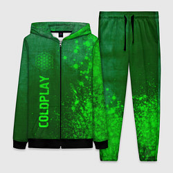 Женский костюм Coldplay - green gradient по-вертикали