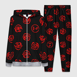 Женский костюм Twenty one pilots rose pattern