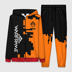 Женский 3D-костюм Warframe текстура, цвет: 3D-красный