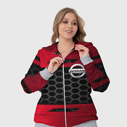 Женский 3D-костюм Nissan auto steel, цвет: 3D-меланж — фото 2