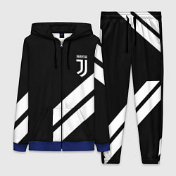 Женский 3D-костюм Juventus line white, цвет: 3D-синий