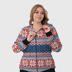 Женский 3D-костюм Knitted Pattern, цвет: 3D-черный — фото 2
