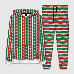 Женский 3D-костюм Knitted pattern, цвет: 3D-белый