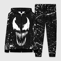 Женский 3D-костюм Venom logo, цвет: 3D-черный