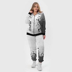 Женский 3D-костюм BMW - white gradient по-вертикали, цвет: 3D-черный — фото 2