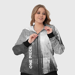 Женский 3D-костюм One Piece - grey gradient по-вертикали, цвет: 3D-черный — фото 2