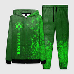 Женский 3D-костюм Borussia - green gradient по-вертикали, цвет: 3D-черный