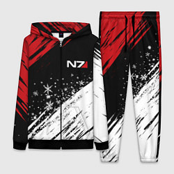 Женский 3D-костюм Mass Effect - Merry Christmas, цвет: 3D-черный