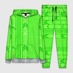 Женский костюм Закулисье зелёные обои