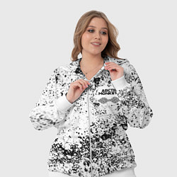Женский 3D-костюм Arctic Monkeys - Графический хаос, цвет: 3D-белый — фото 2