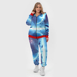 Женский 3D-костюм Луна и рыбы - нейроарт фантазия, цвет: 3D-красный — фото 2