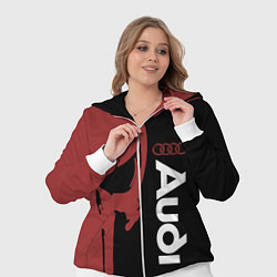 Женский 3D-костюм Audi и череп, цвет: 3D-белый — фото 2