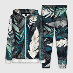 Женский костюм Перья и листья