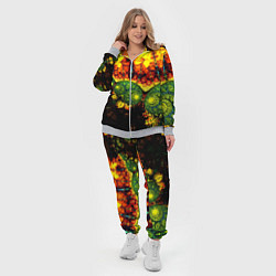 Женский 3D-костюм Абстракция осколки, цвет: 3D-меланж — фото 2