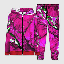 Женский костюм Розовый треснувший камень