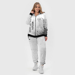 Женский 3D-костюм Bring Me the Horizon - white gradient вертикально, цвет: 3D-черный — фото 2