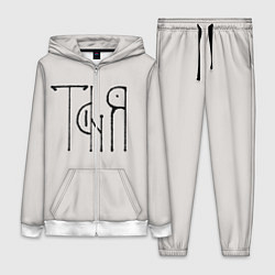 Женский костюм Вязью Таня - чёрная надпись