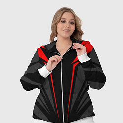 Женский 3D-костюм Sport uniform - red, цвет: 3D-белый — фото 2