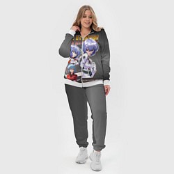 Женский 3D-костюм Евангелион Аянами Рей, цвет: 3D-белый — фото 2