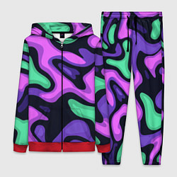 Женский костюм Разноцветный эмоциональный камуфлляж