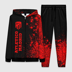 Женский костюм Atletico Madrid - red gradient по-вертикали