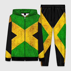 Женский 3D-костюм Jamaica flag, цвет: 3D-черный