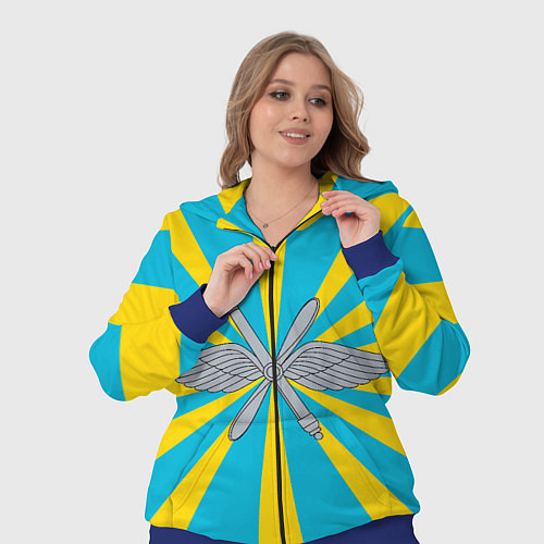 Женский костюм Военно-воздушные силы / 3D-Синий – фото 3