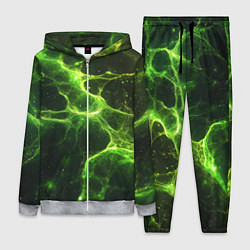 Женский костюм Зеленые волокна текстура