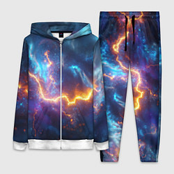 Женский костюм Космическая молния текстура