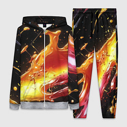 Женский костюм Динамичная краска текстура