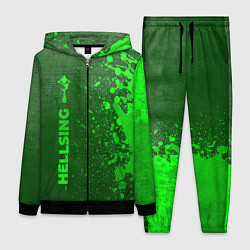 Женский костюм Hellsing - green gradient по-вертикали